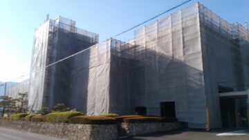 建物改修工事用足場